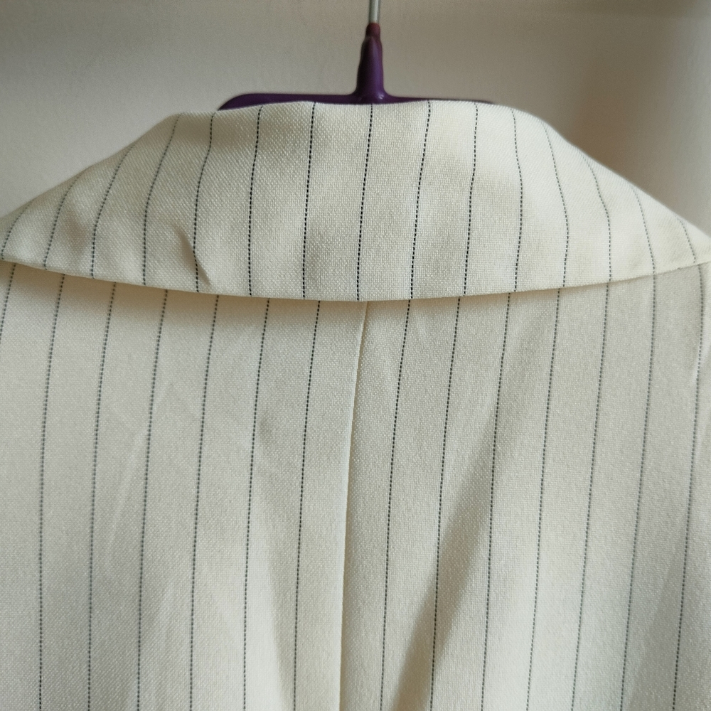 Vintage Single Breasted Striped Blazer - Picture 8 of 17